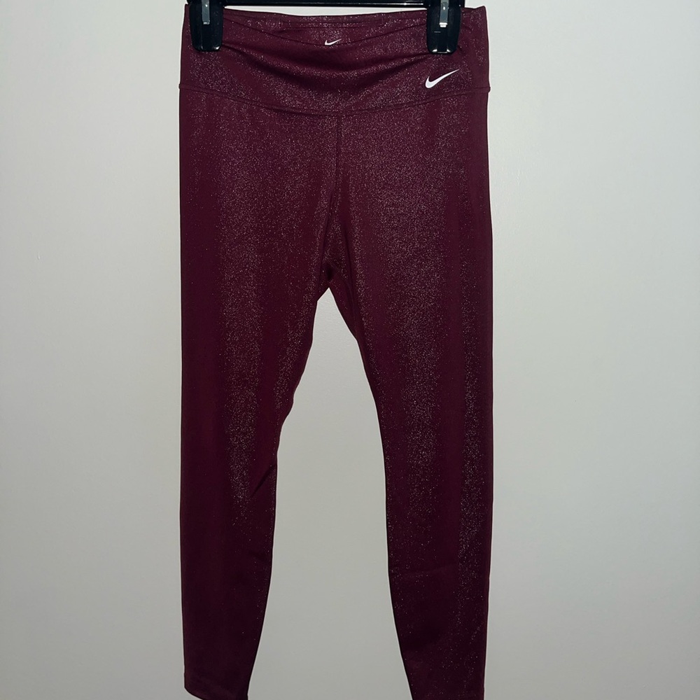 Maroon Nike Leggings